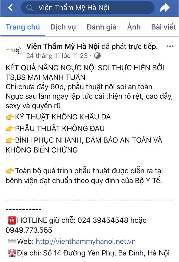 Viện Thẩm mỹ Hà Nội: Quảng cáo một đằng, chất lượng một nẻo